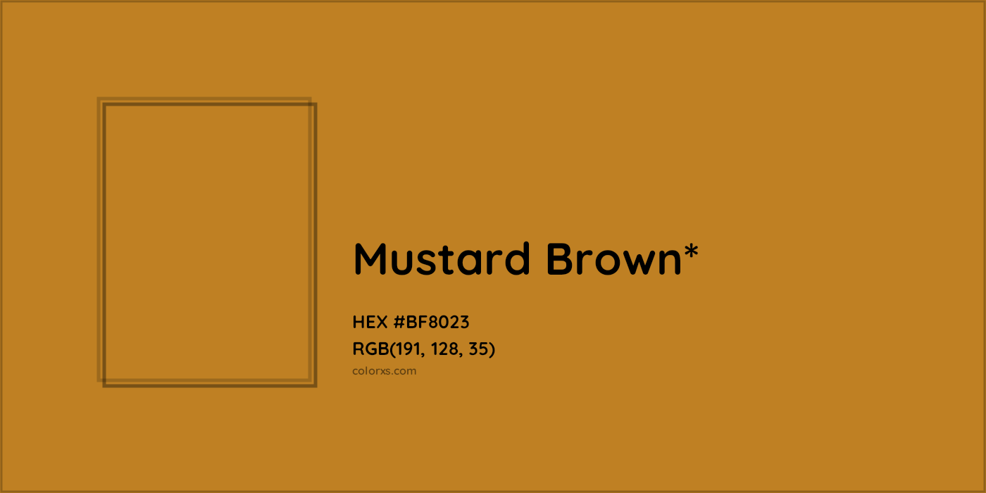 HEX #BF8023 Color Name, Color Code, Palettes, Similar Paints, Images