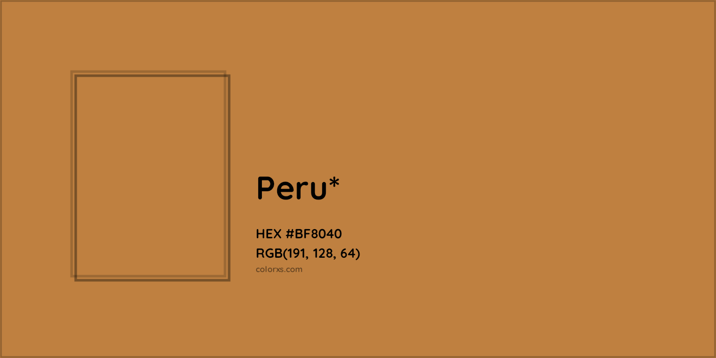 HEX #BF8040 Color Name, Color Code, Palettes, Similar Paints, Images