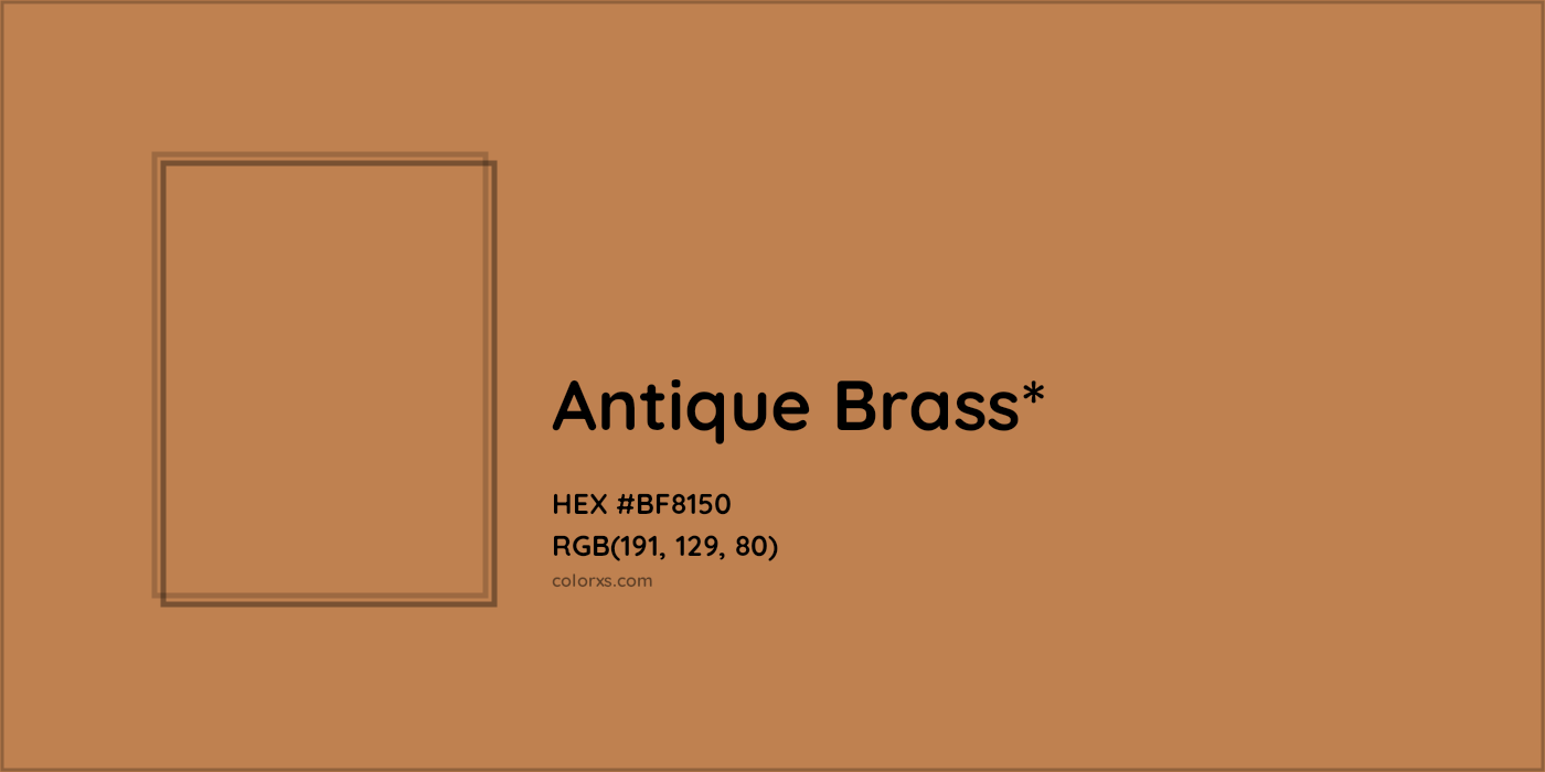 HEX #BF8150 Color Name, Color Code, Palettes, Similar Paints, Images