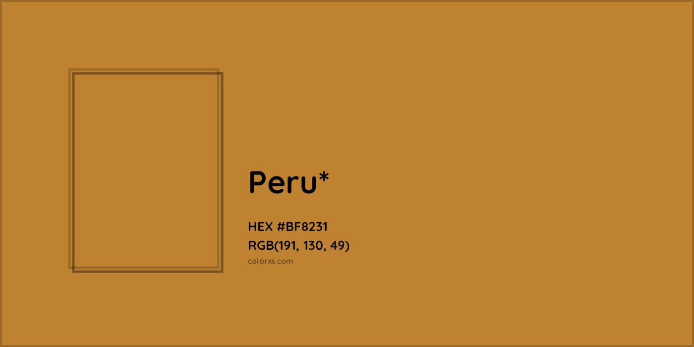 HEX #BF8231 Color Name, Color Code, Palettes, Similar Paints, Images