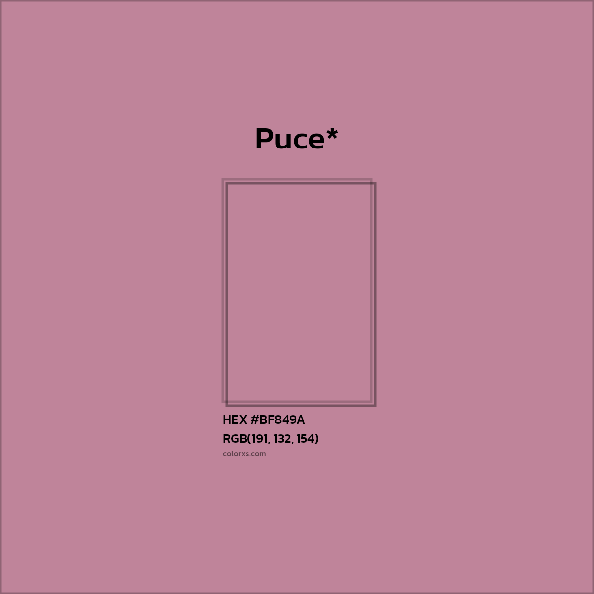 HEX #BF849A Color Name, Color Code, Palettes, Similar Paints, Images