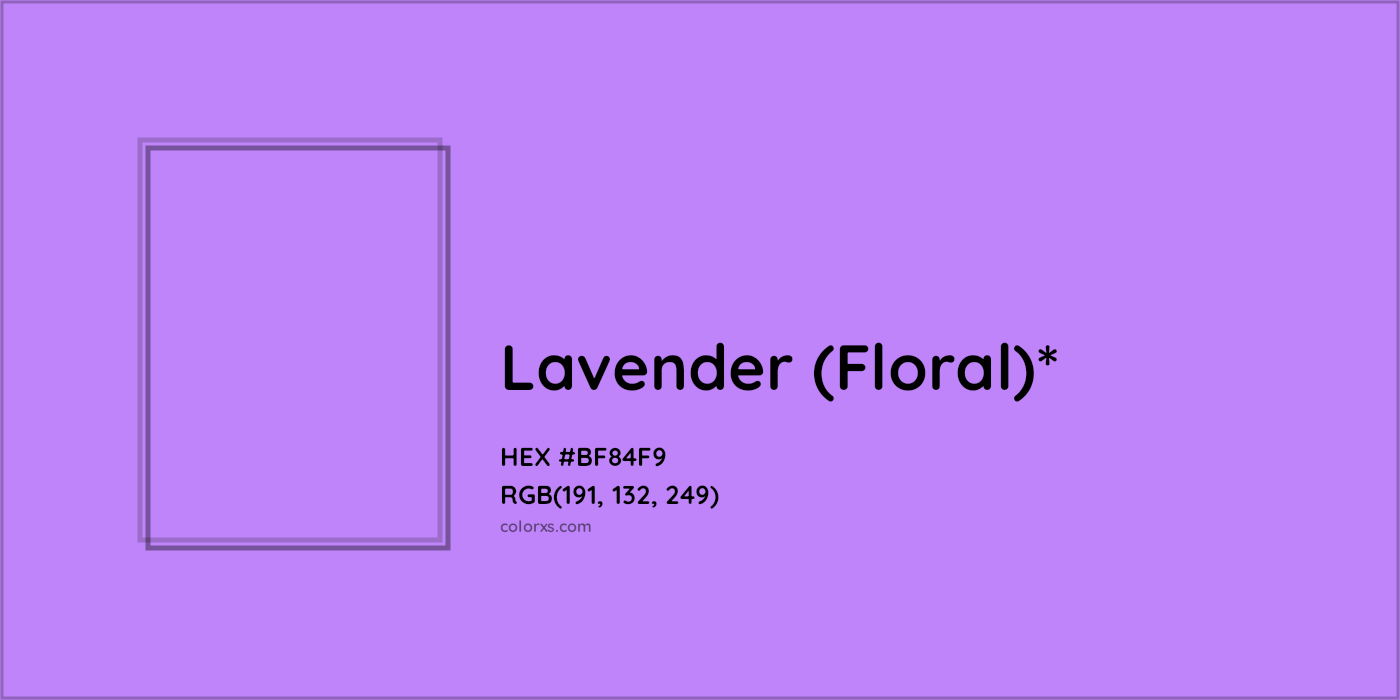 HEX #BF84F9 Color Name, Color Code, Palettes, Similar Paints, Images