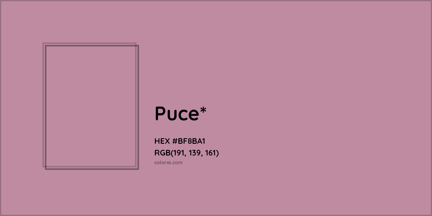 HEX #BF8BA1 Color Name, Color Code, Palettes, Similar Paints, Images