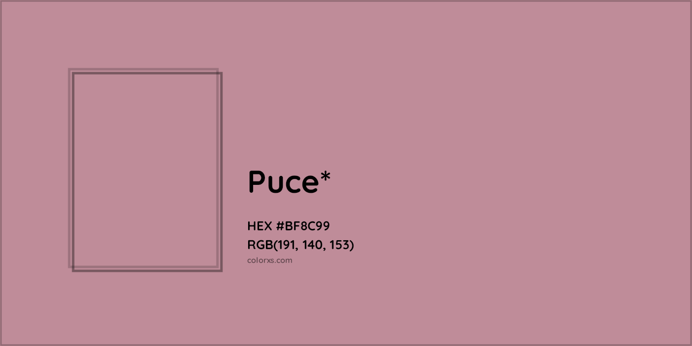 HEX #BF8C99 Color Name, Color Code, Palettes, Similar Paints, Images