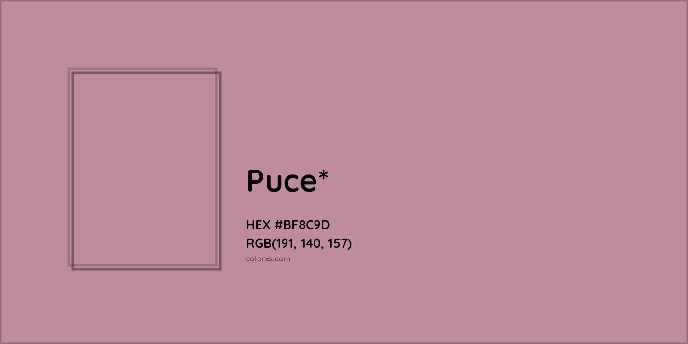HEX #BF8C9D Color Name, Color Code, Palettes, Similar Paints, Images