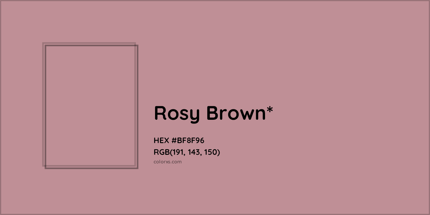 HEX #BF8F96 Color Name, Color Code, Palettes, Similar Paints, Images