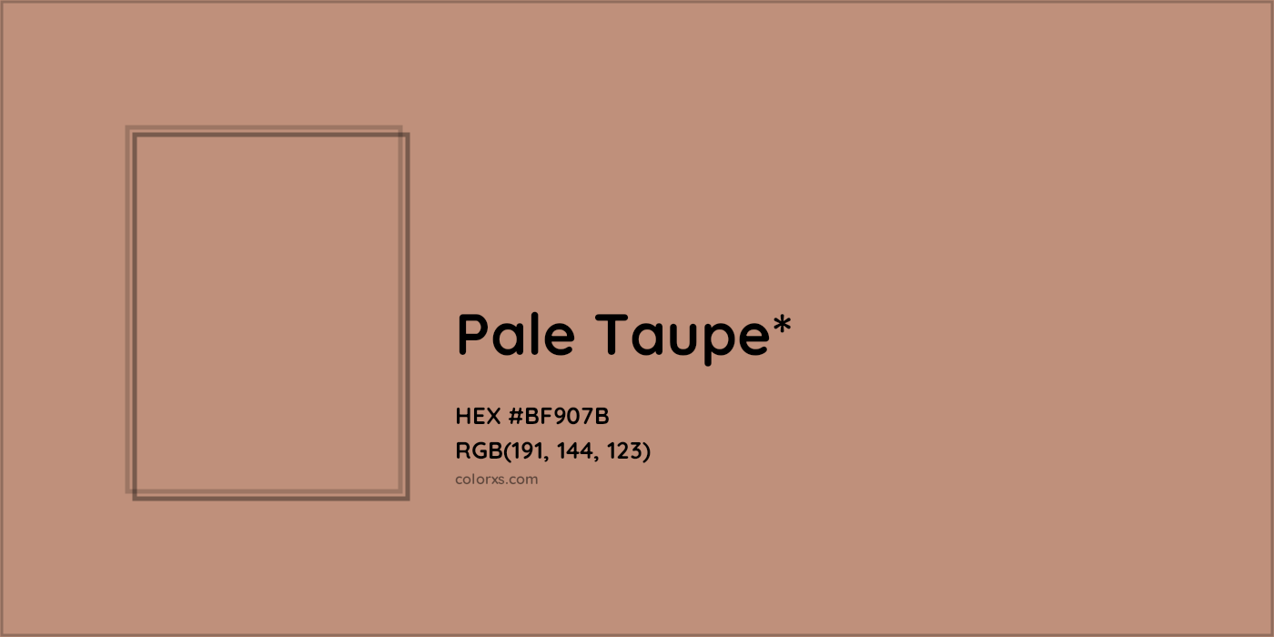 HEX #BF907B Color Name, Color Code, Palettes, Similar Paints, Images