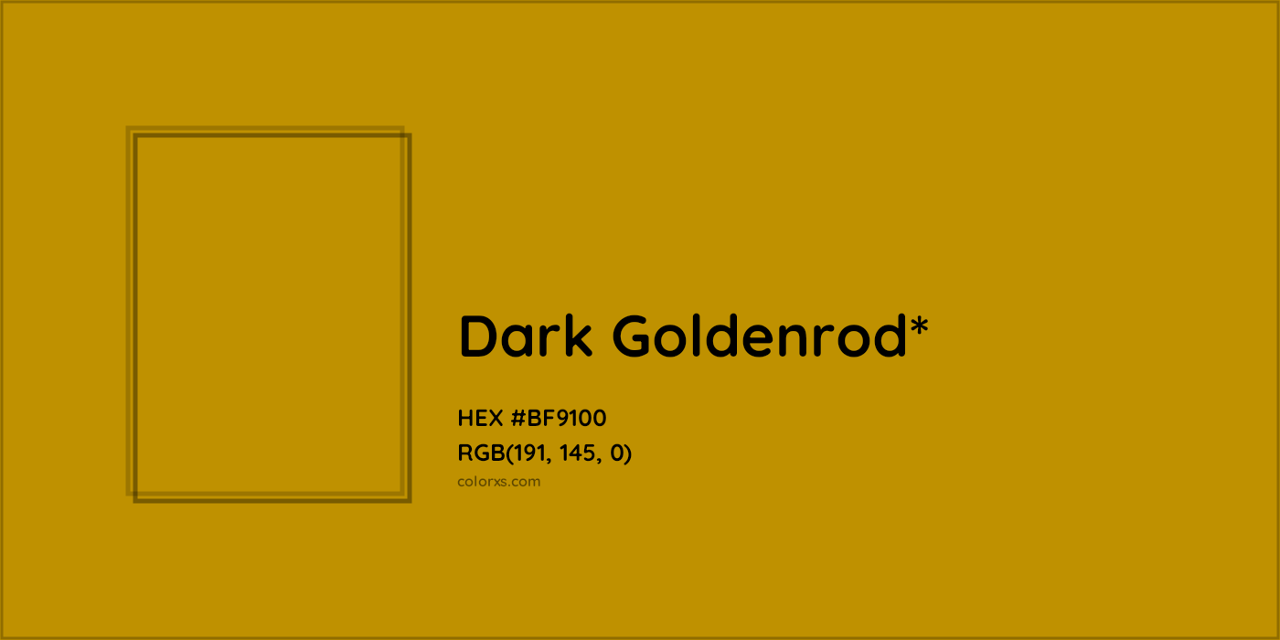 HEX #BF9100 Color Name, Color Code, Palettes, Similar Paints, Images