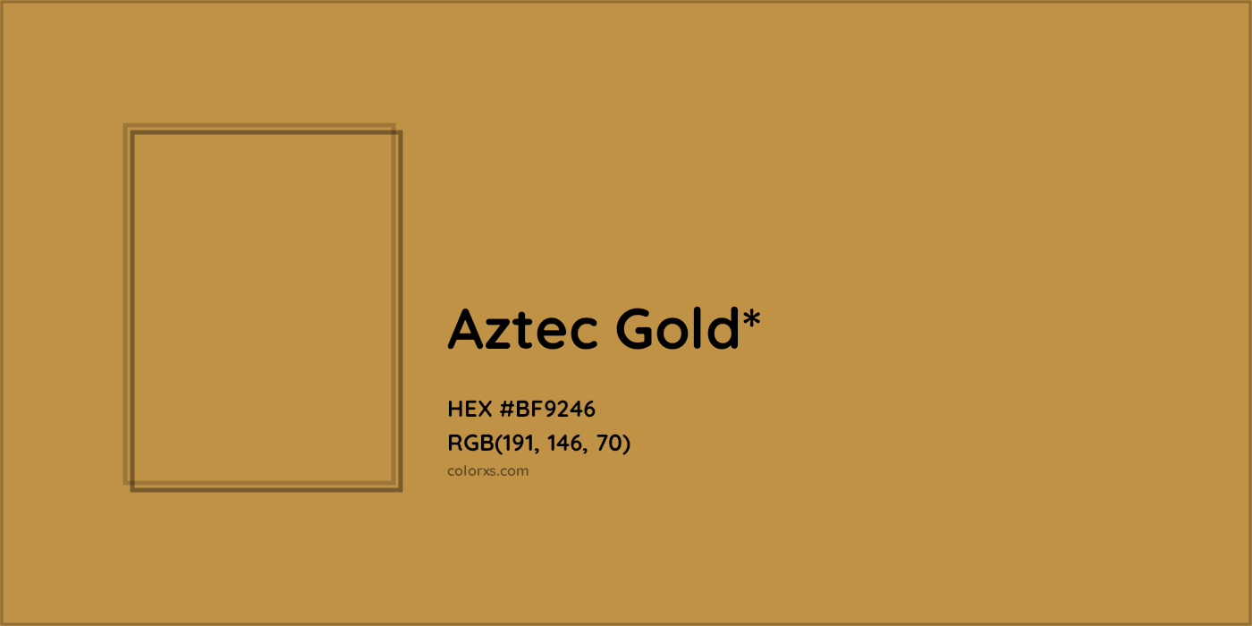 HEX #BF9246 Color Name, Color Code, Palettes, Similar Paints, Images
