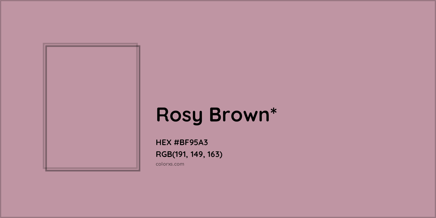 HEX #BF95A3 Color Name, Color Code, Palettes, Similar Paints, Images