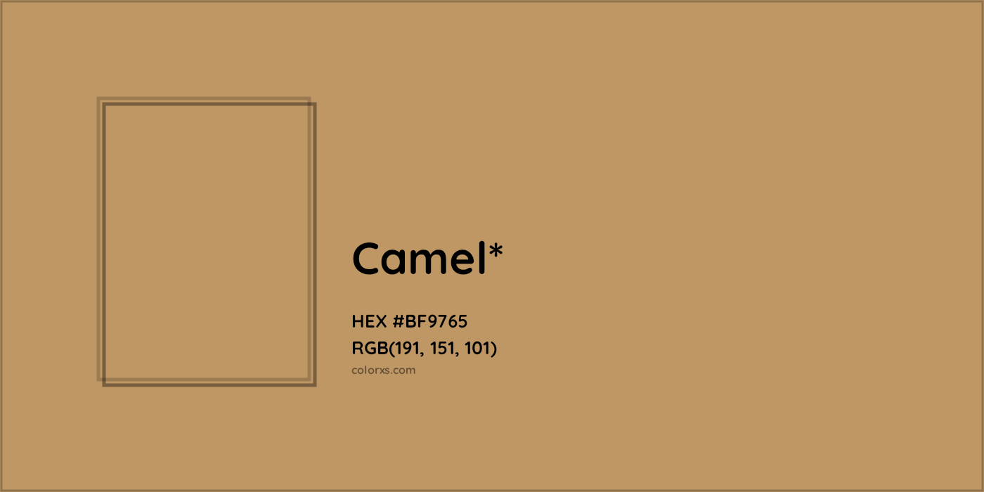 HEX #BF9765 Color Name, Color Code, Palettes, Similar Paints, Images