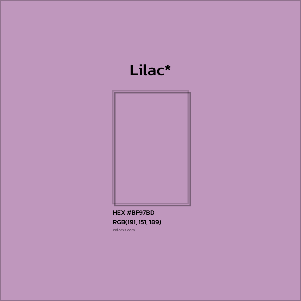 HEX #BF97BD Color Name, Color Code, Palettes, Similar Paints, Images