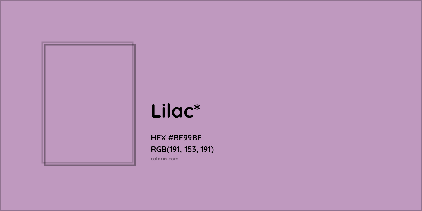 HEX #BF99BF Color Name, Color Code, Palettes, Similar Paints, Images