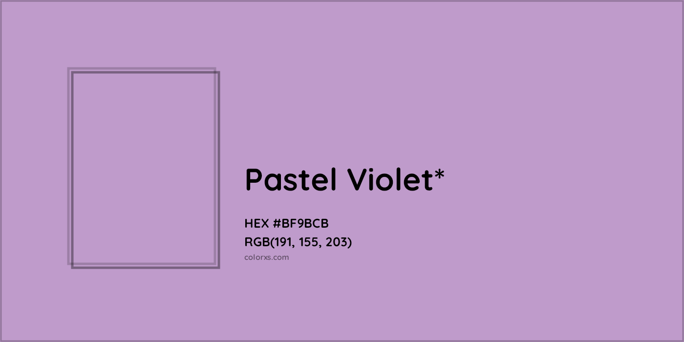 HEX #BF9BCB Color Name, Color Code, Palettes, Similar Paints, Images