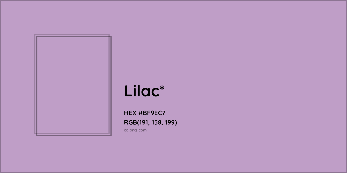 HEX #BF9EC7 Color Name, Color Code, Palettes, Similar Paints, Images