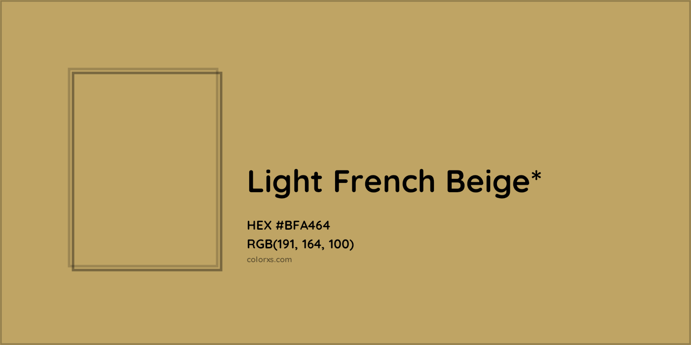 HEX #BFA464 Color Name, Color Code, Palettes, Similar Paints, Images