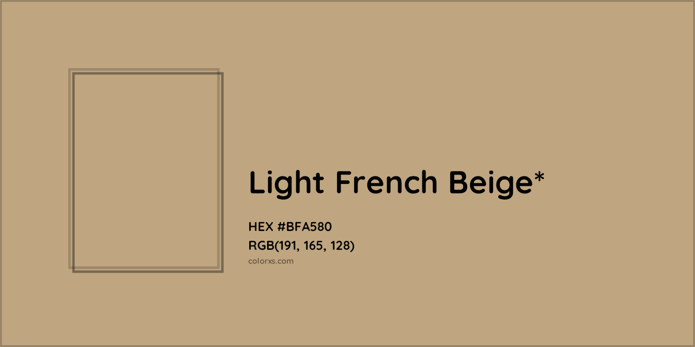 HEX #BFA580 Color Name, Color Code, Palettes, Similar Paints, Images
