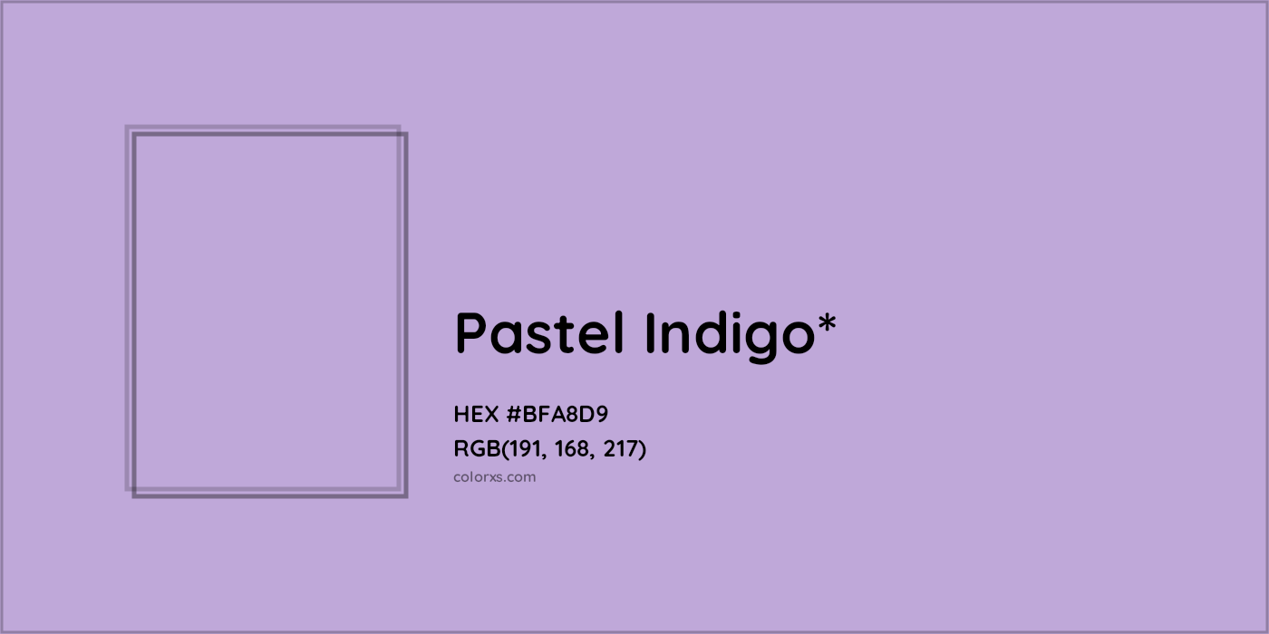HEX #BFA8D9 Color Name, Color Code, Palettes, Similar Paints, Images