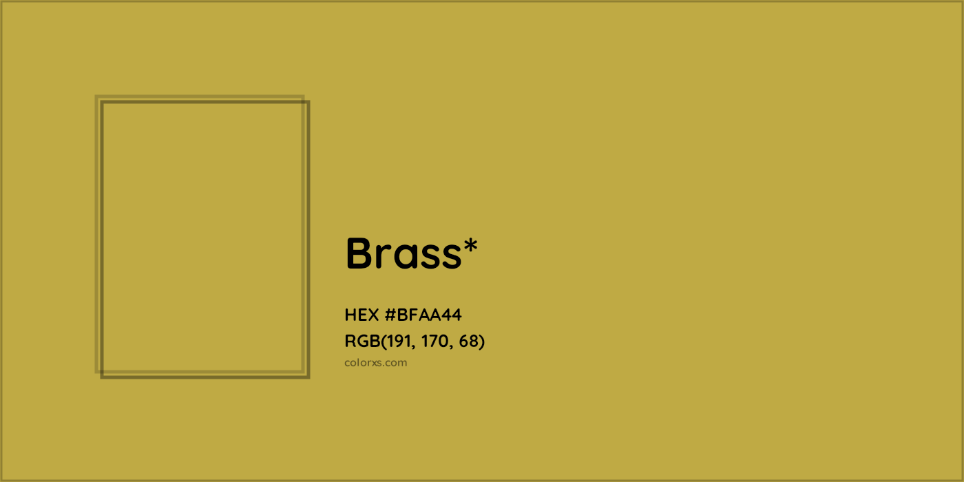 HEX #BFAA44 Color Name, Color Code, Palettes, Similar Paints, Images