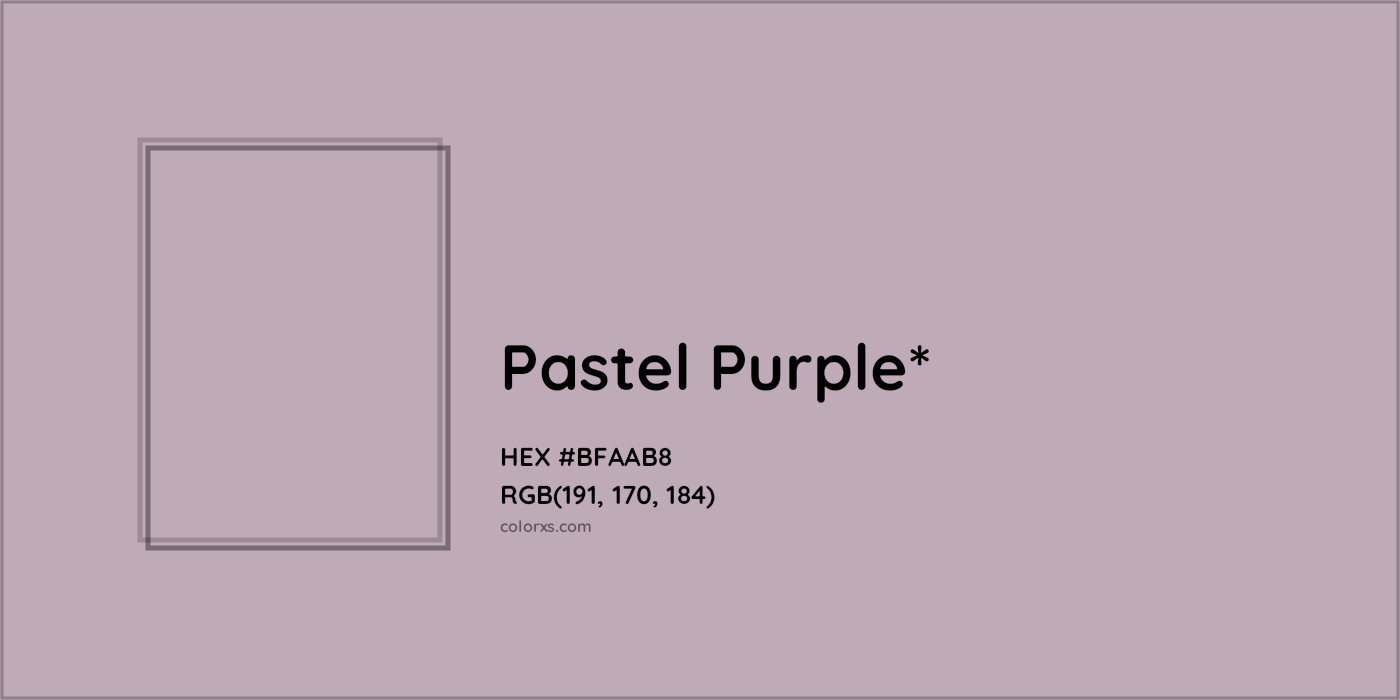 HEX #BFAAB8 Color Name, Color Code, Palettes, Similar Paints, Images