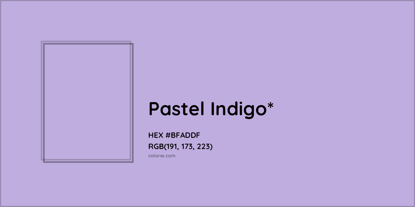 HEX #BFADDF Color Name, Color Code, Palettes, Similar Paints, Images