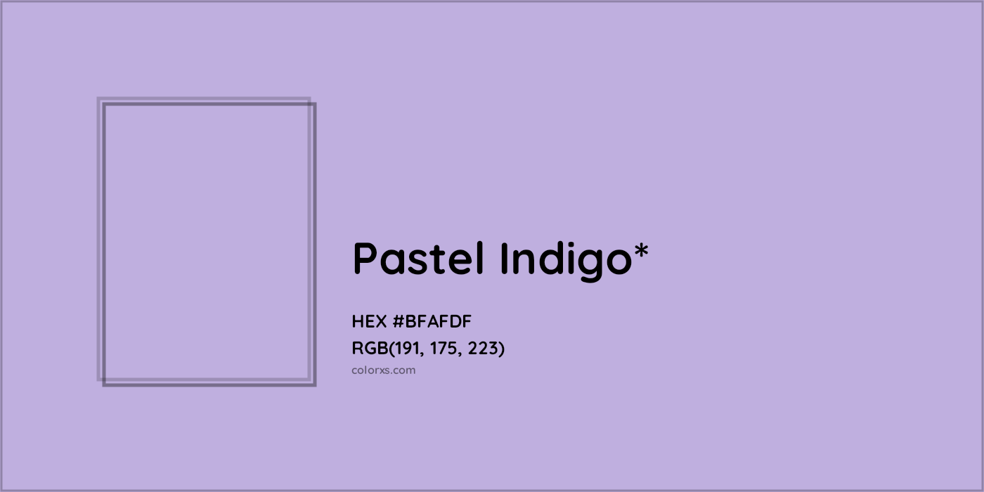 HEX #BFAFDF Color Name, Color Code, Palettes, Similar Paints, Images