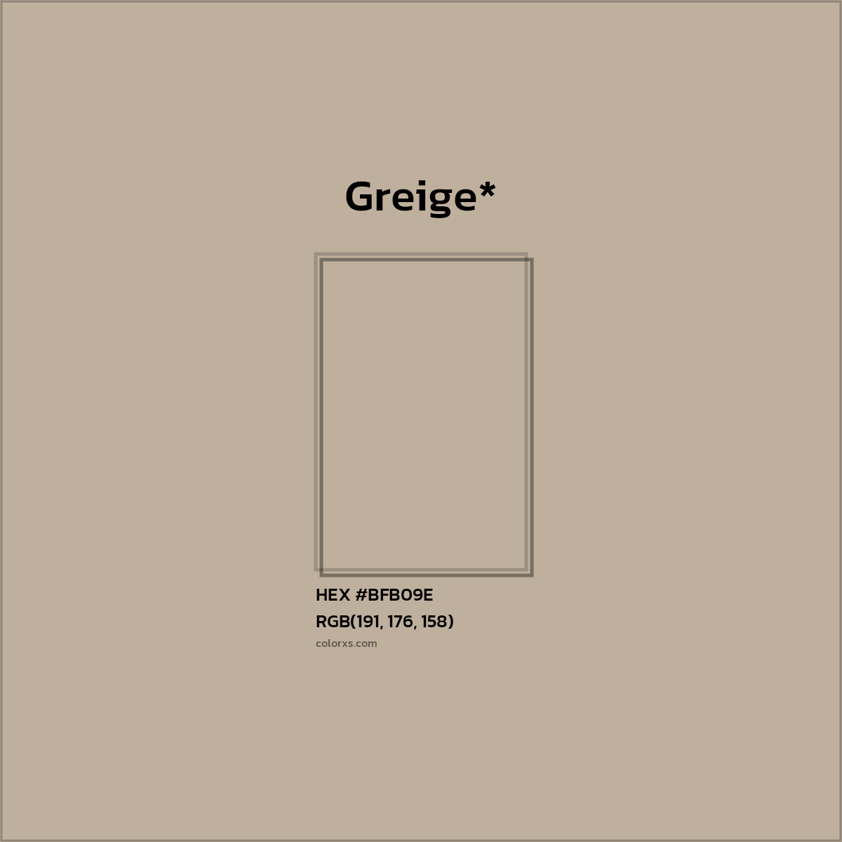 HEX #BFB09E Color Name, Color Code, Palettes, Similar Paints, Images