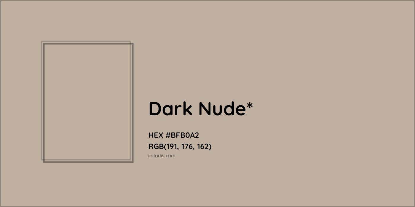 HEX #BFB0A2 Color Name, Color Code, Palettes, Similar Paints, Images