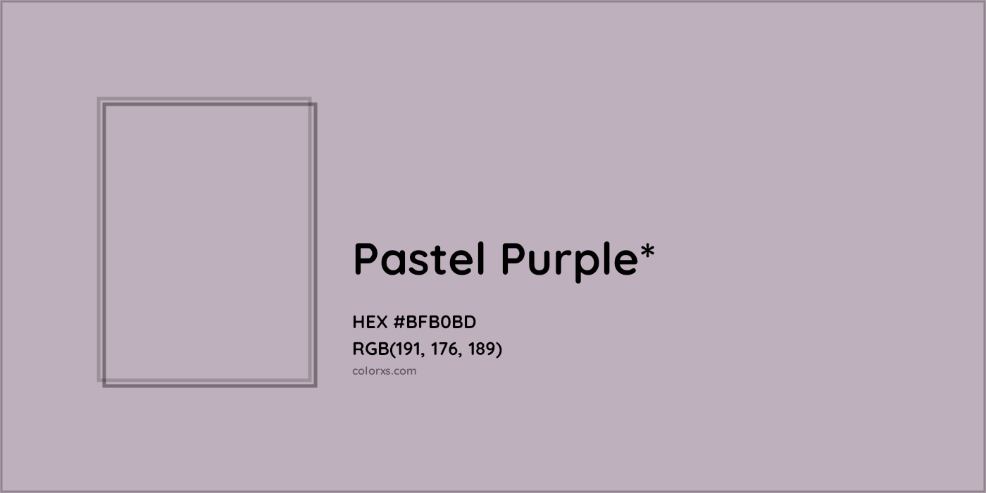 HEX #BFB0BD Color Name, Color Code, Palettes, Similar Paints, Images