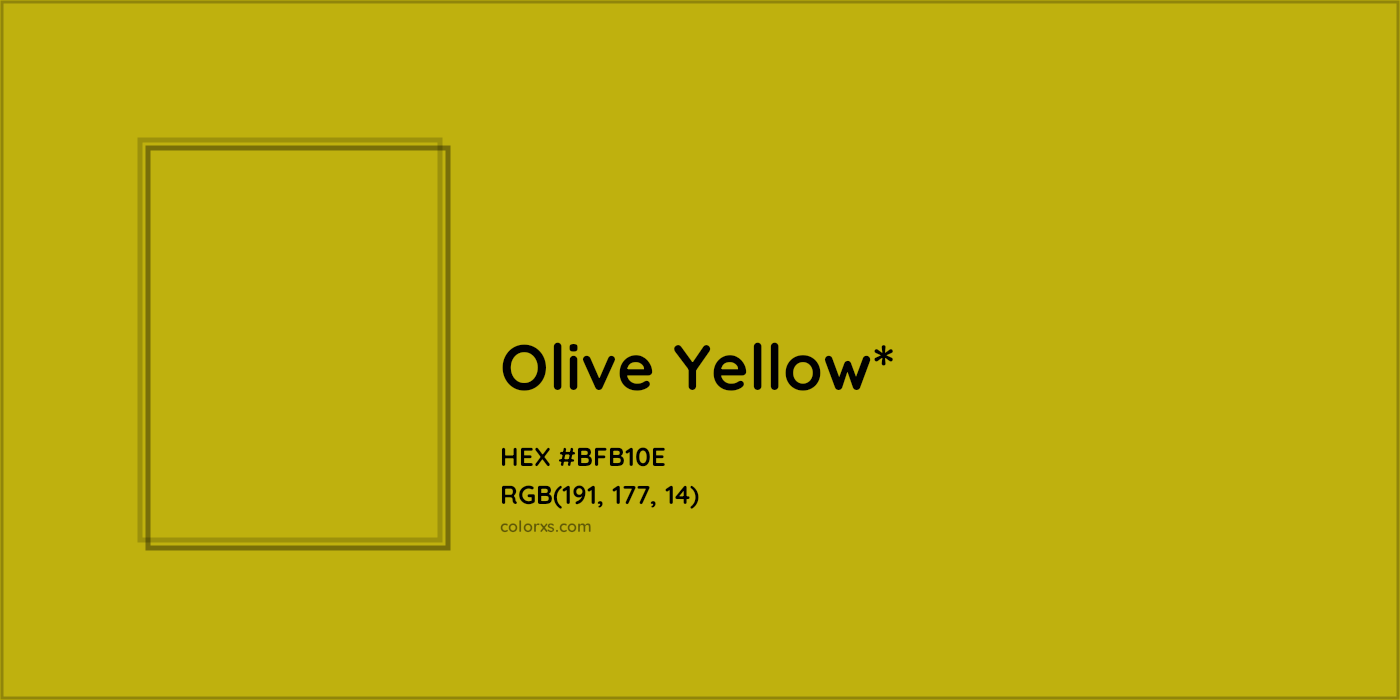 HEX #BFB10E Color Name, Color Code, Palettes, Similar Paints, Images