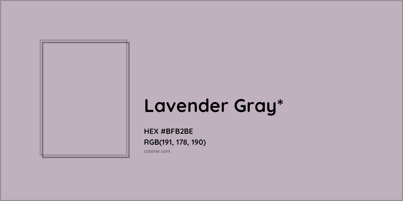 HEX #BFB2BE Color Name, Color Code, Palettes, Similar Paints, Images
