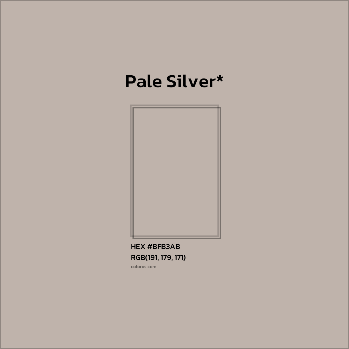 HEX #BFB3AB Color Name, Color Code, Palettes, Similar Paints, Images