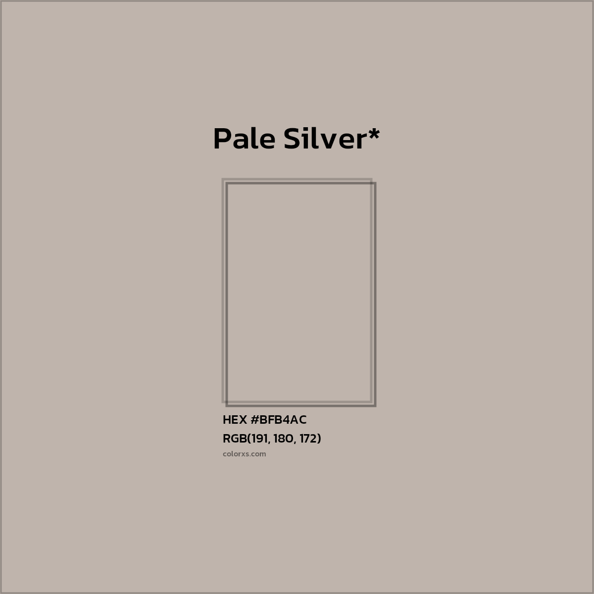 HEX #BFB4AC Color Name, Color Code, Palettes, Similar Paints, Images