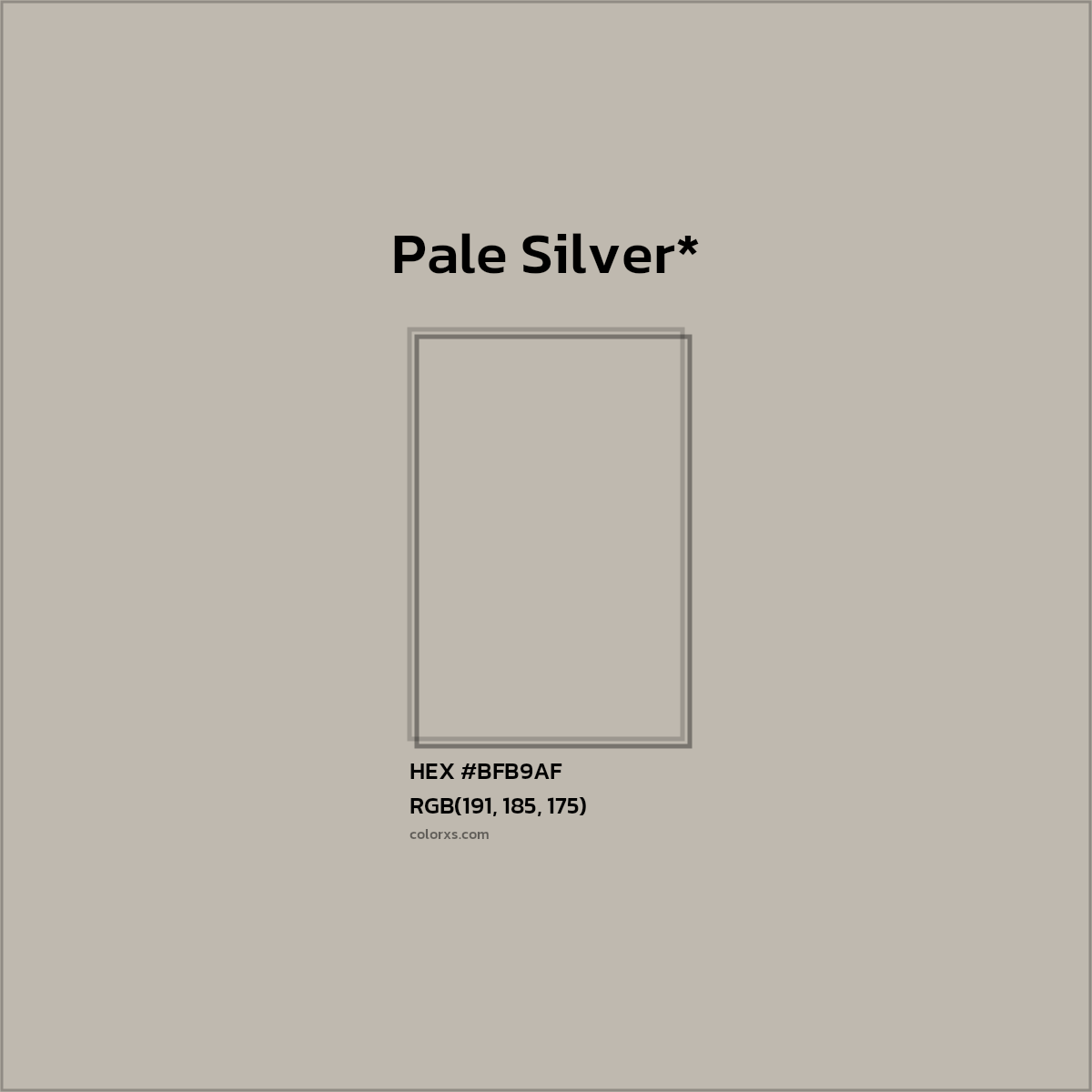 HEX #BFB9AF Color Name, Color Code, Palettes, Similar Paints, Images