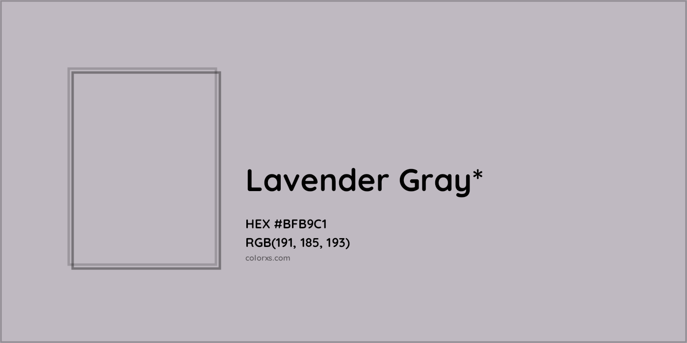HEX #BFB9C1 Color Name, Color Code, Palettes, Similar Paints, Images