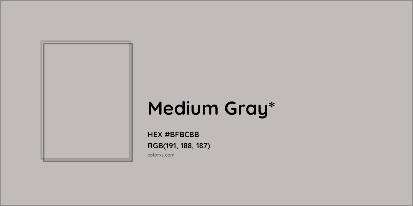 HEX #BFBCBB Color Name, Color Code, Palettes, Similar Paints, Images
