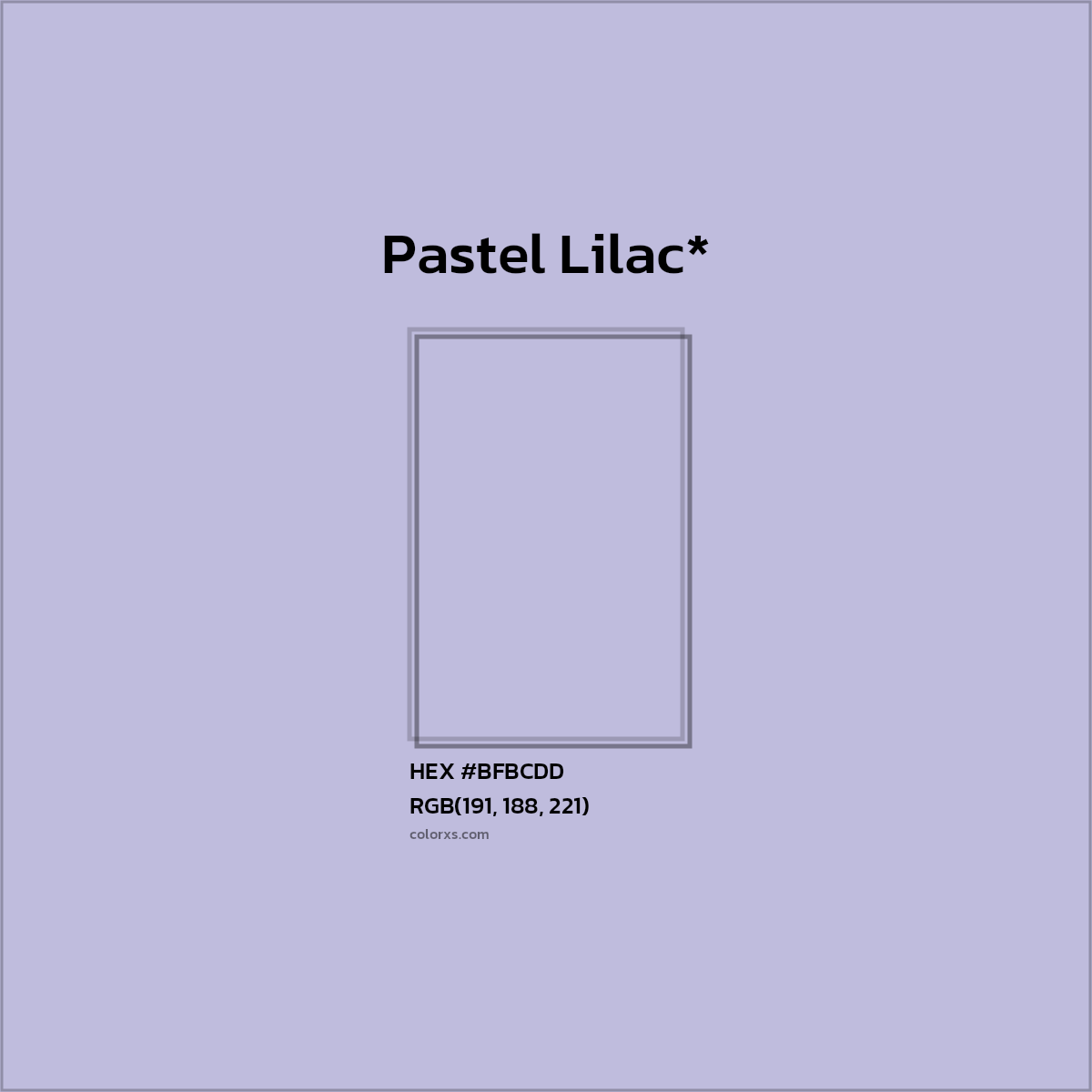 HEX #BFBCDD Color Name, Color Code, Palettes, Similar Paints, Images