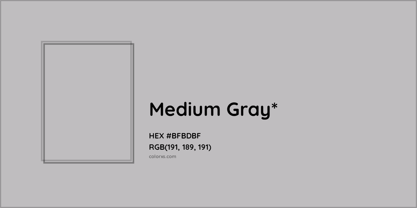 HEX #BFBDBF Color Name, Color Code, Palettes, Similar Paints, Images