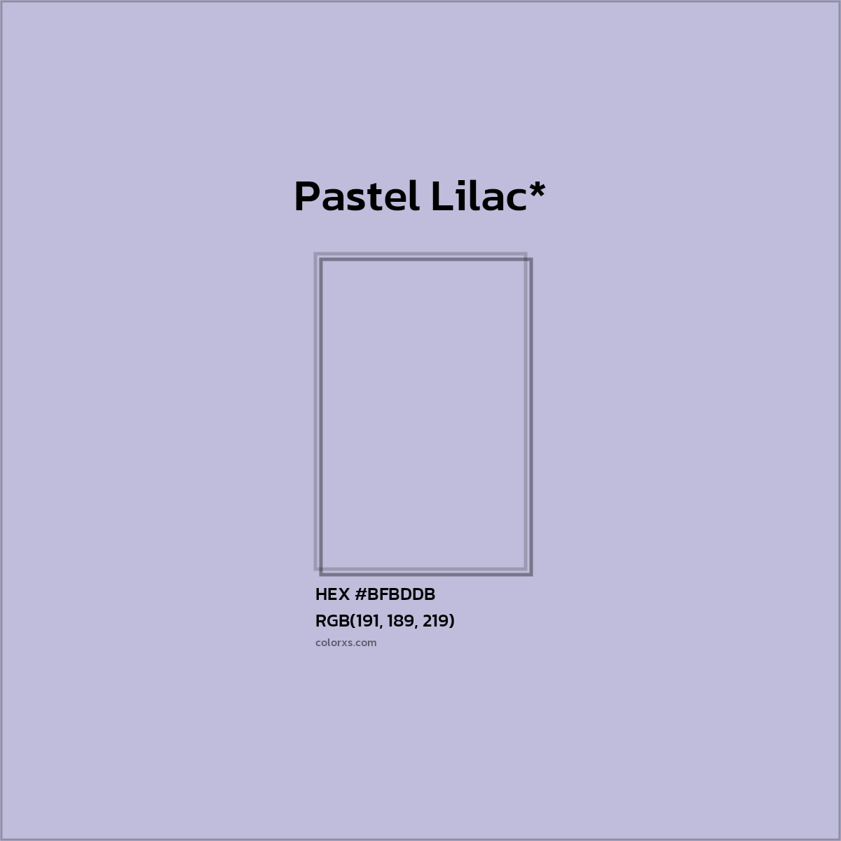 HEX #BFBDDB Color Name, Color Code, Palettes, Similar Paints, Images
