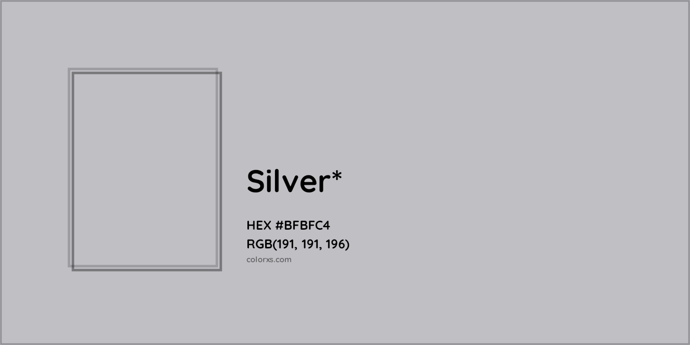 HEX #BFBFC4 Color Name, Color Code, Palettes, Similar Paints, Images