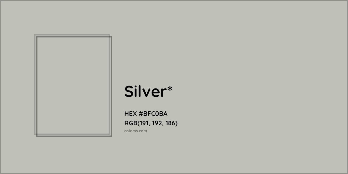 HEX #BFC0BA Color Name, Color Code, Palettes, Similar Paints, Images