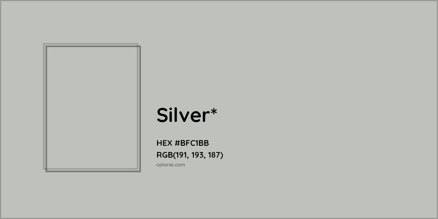 HEX #BFC1BB Color Name, Color Code, Palettes, Similar Paints, Images