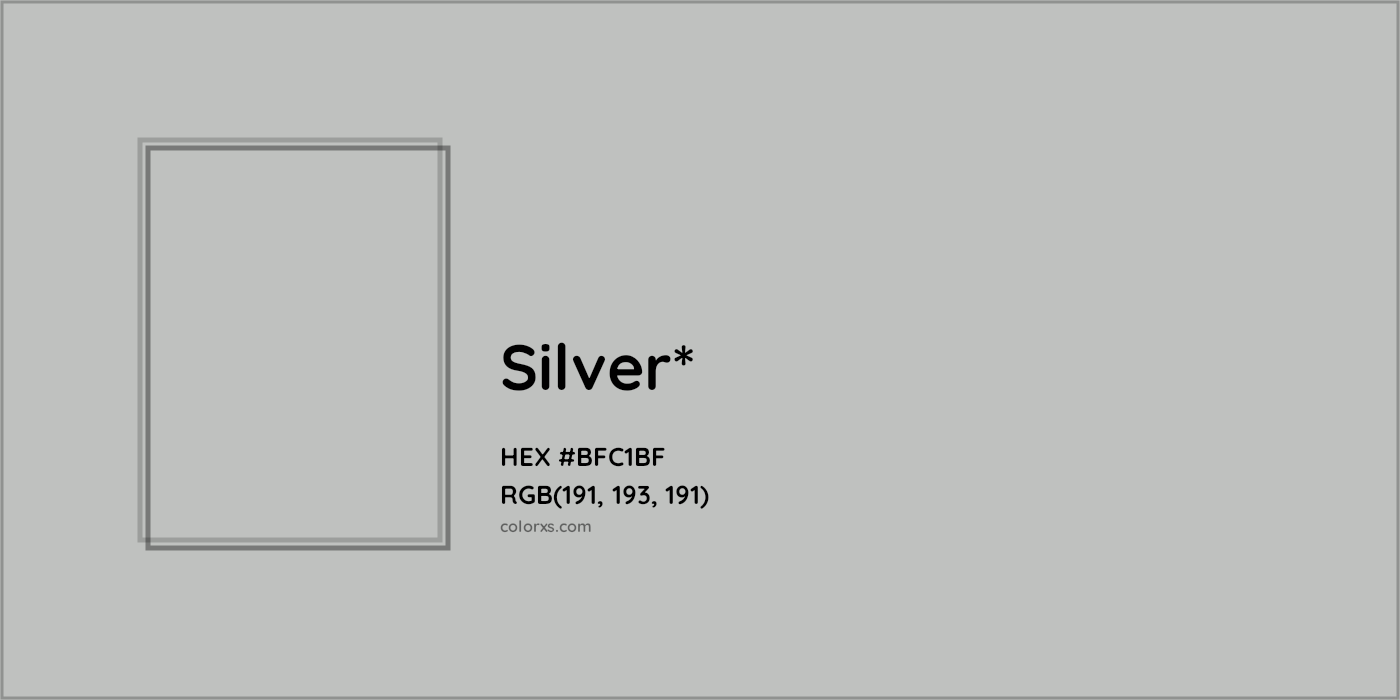 HEX #BFC1BF Color Name, Color Code, Palettes, Similar Paints, Images