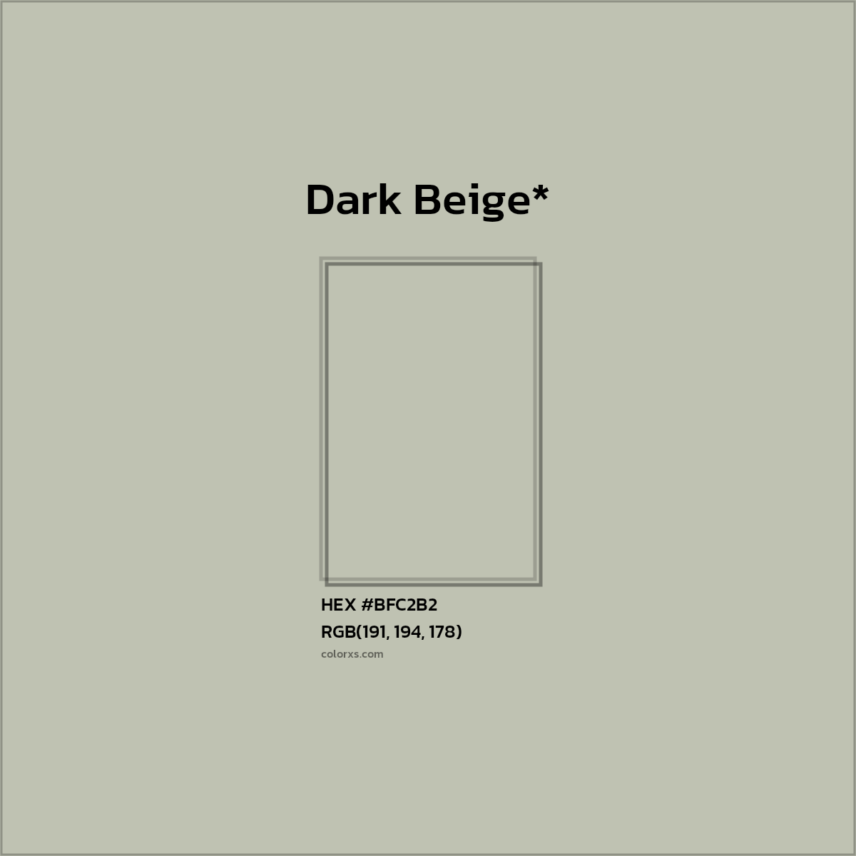 HEX #BFC2B2 Color Name, Color Code, Palettes, Similar Paints, Images