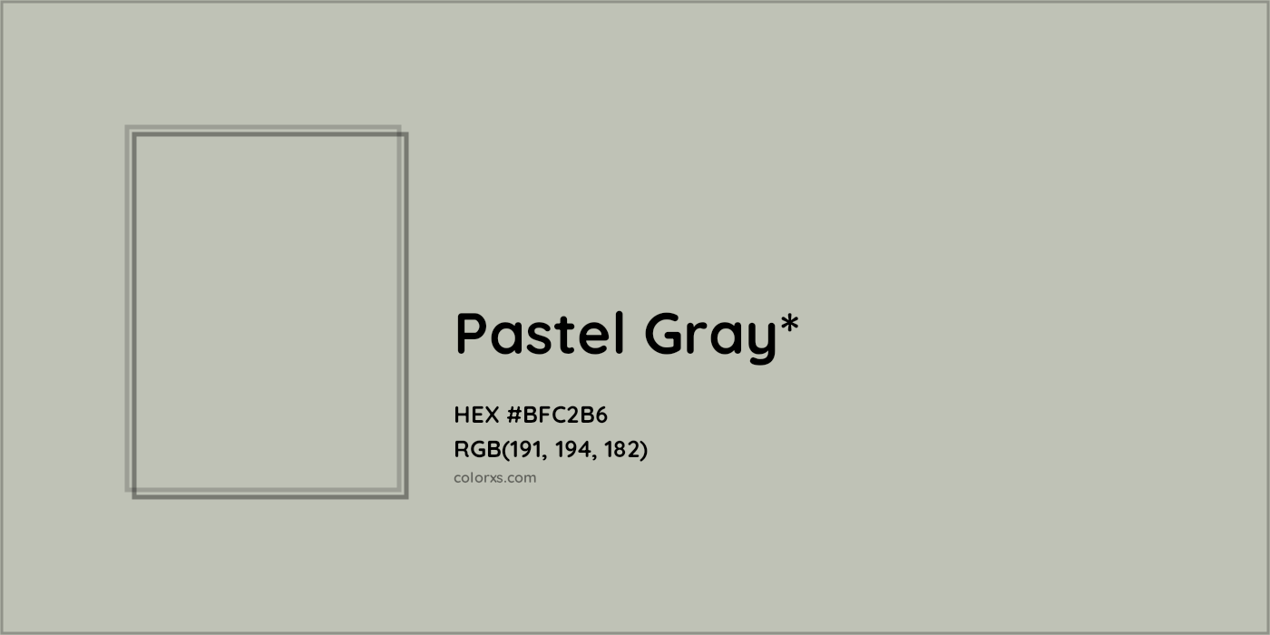 HEX #BFC2B6 Color Name, Color Code, Palettes, Similar Paints, Images