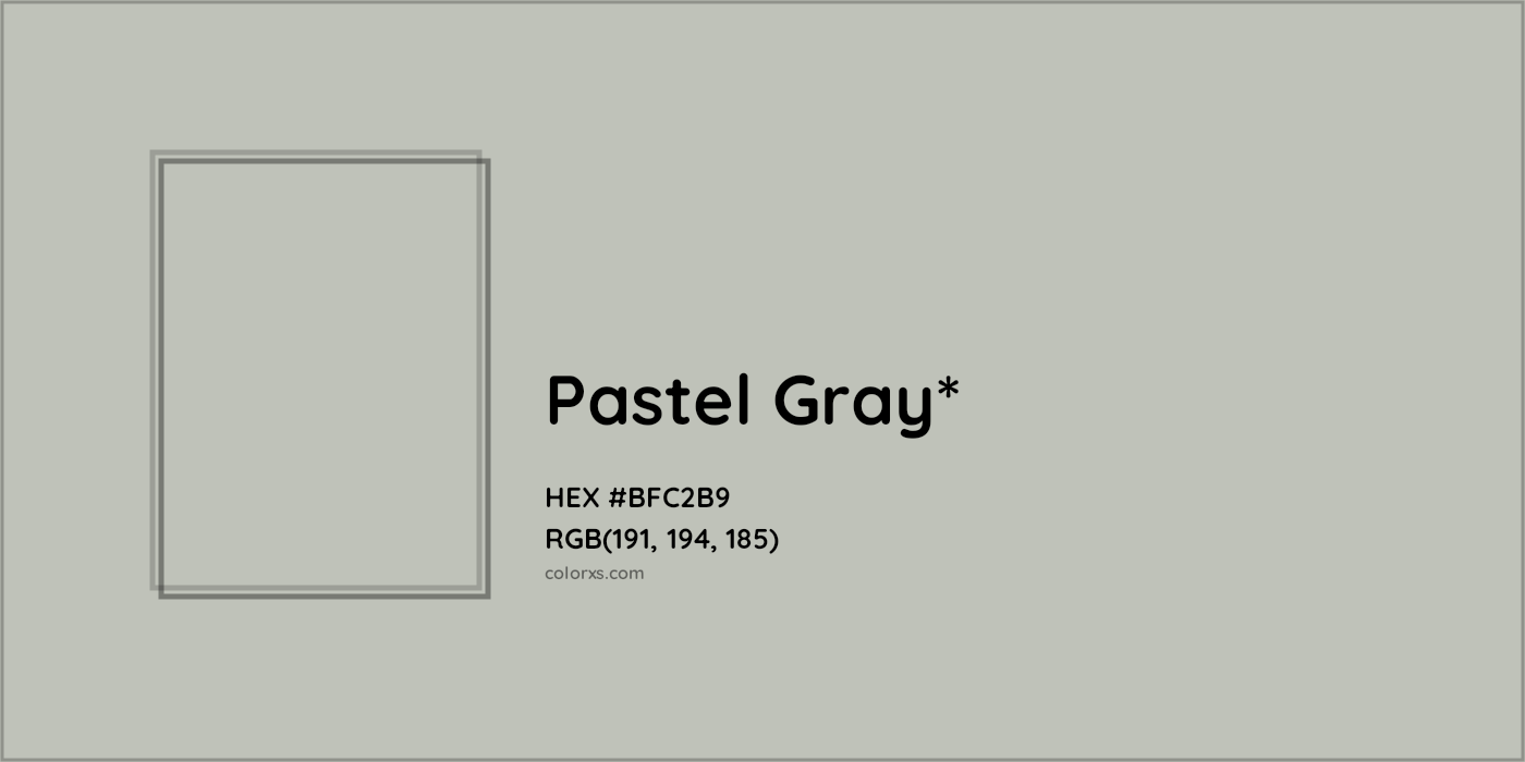 HEX #BFC2B9 Color Name, Color Code, Palettes, Similar Paints, Images