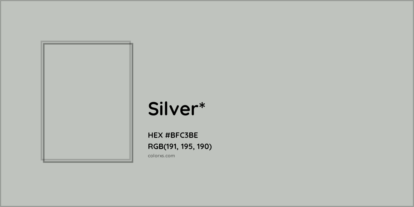 HEX #BFC3BE Color Name, Color Code, Palettes, Similar Paints, Images