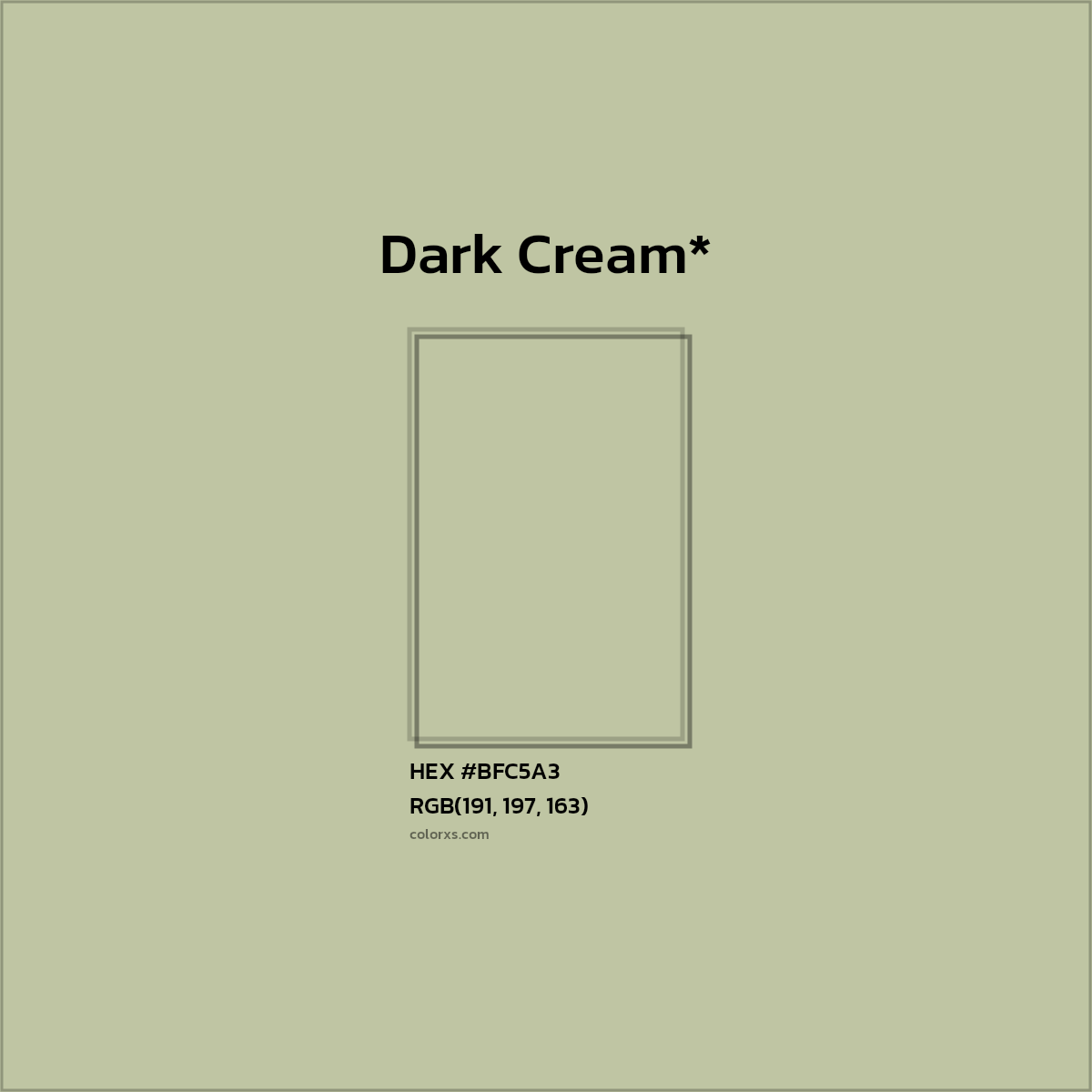 HEX #BFC5A3 Color Name, Color Code, Palettes, Similar Paints, Images