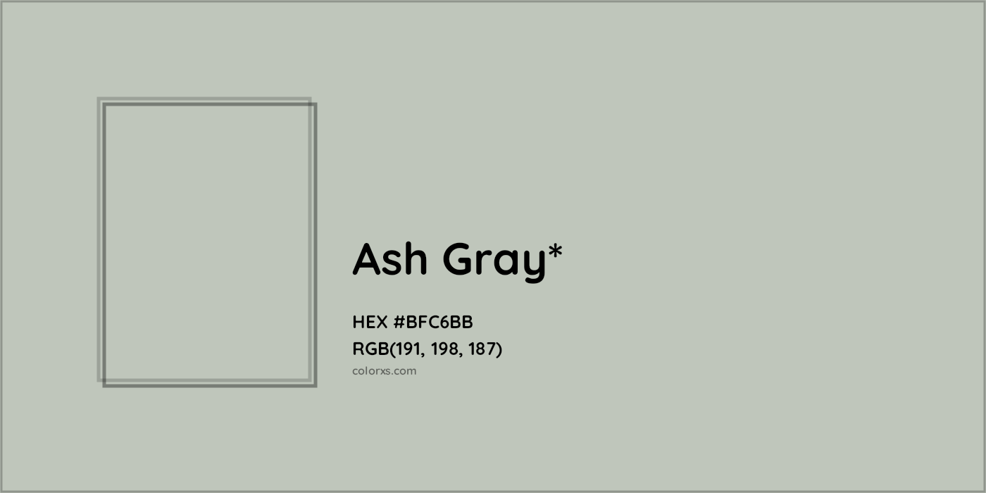HEX #BFC6BB Color Name, Color Code, Palettes, Similar Paints, Images
