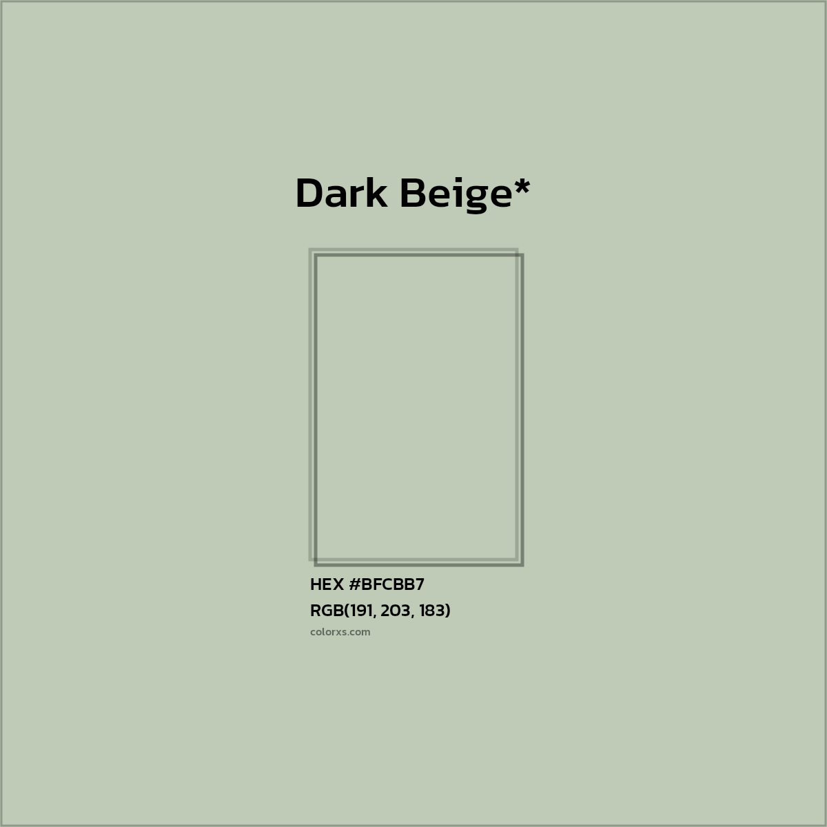 HEX #BFCBB7 Color Name, Color Code, Palettes, Similar Paints, Images